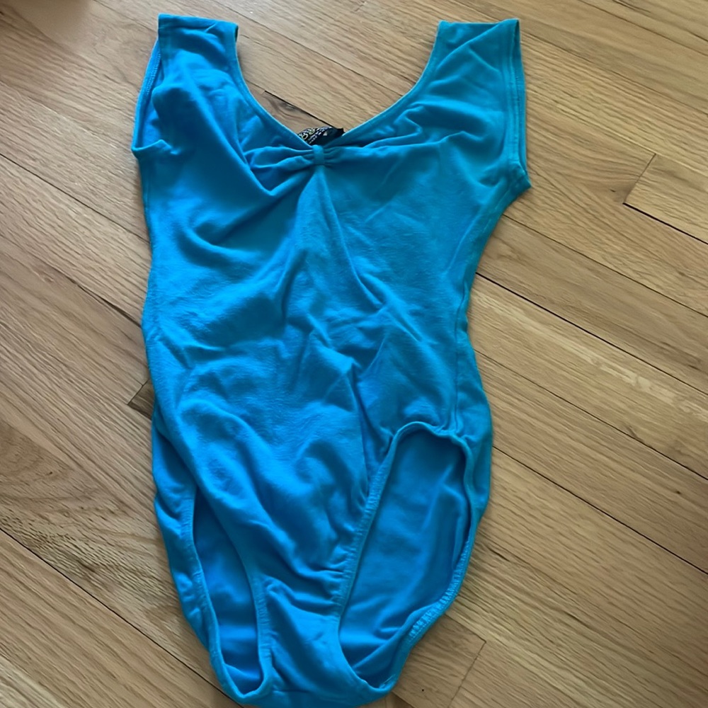 Blue Capezio leotard